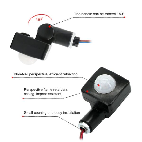 PIR Infrared Motion Sensor Flood Light - Image 2