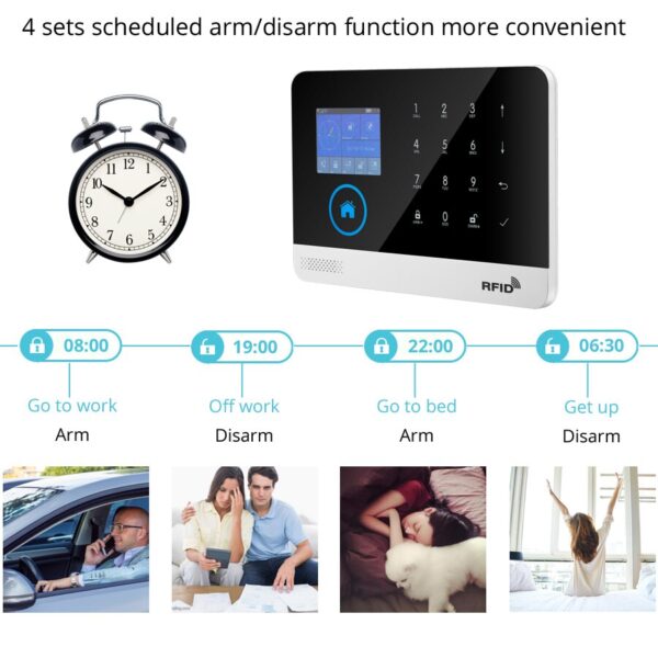 Auto Dial LCD GSM SMS Burglar Alarm - Image 2