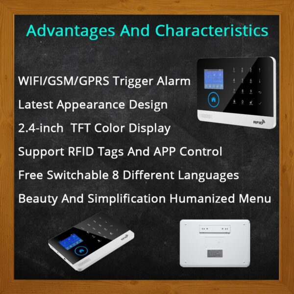 Auto Dial LCD GSM SMS Burglar Alarm - Image 12