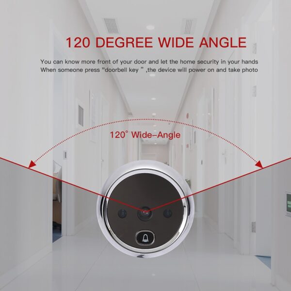 Electronic Door Viewer with IR Night Camera - Image 2