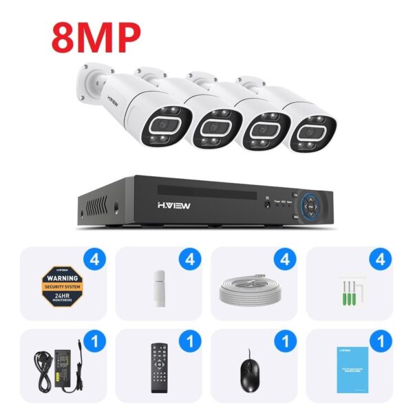 Home Video Surveillance Kit - 8CH 4K 5MP 8MP - Image 3