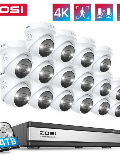 ZOSI 4K 16CH PoE Surveillance System