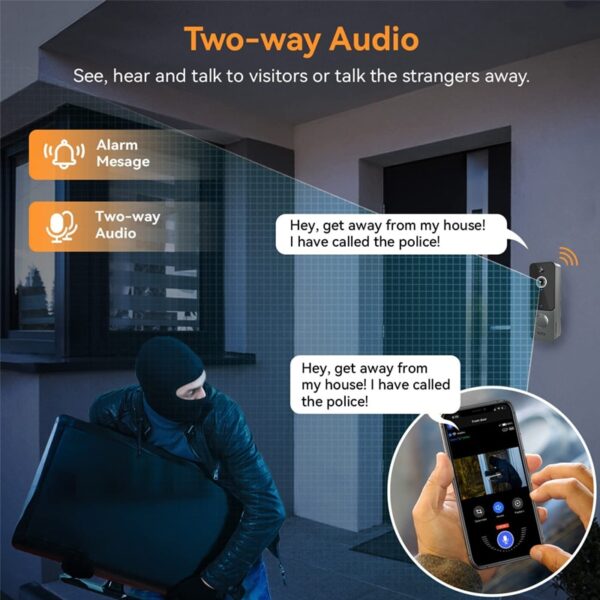 Outdoor Wireless Doorbell with Night Vision - Image 4