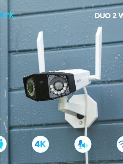 4K Dual Lens Outdoor Security Camera