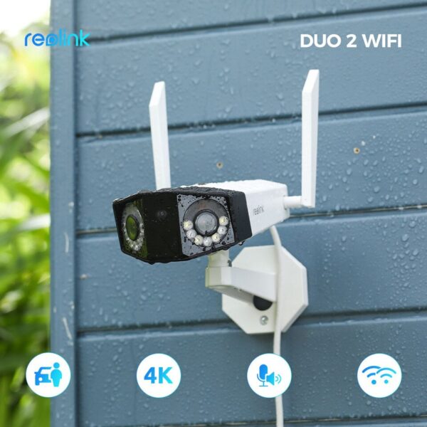 4K Dual Lens Outdoor Security Camera