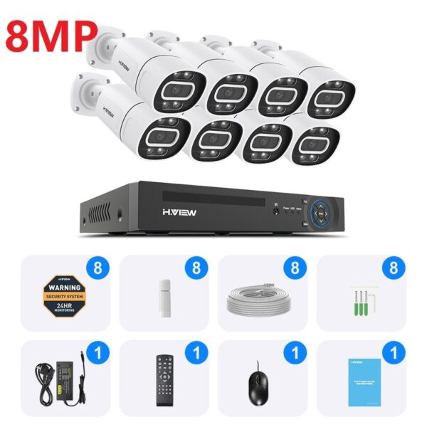 Home Video Surveillance Kit - 8CH 4K 5MP 8MP - Image 6
