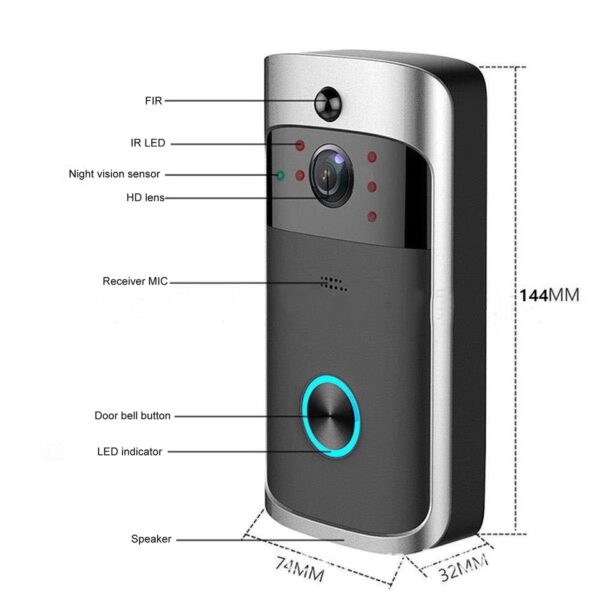Smart Camera Doorbell with Motion Detection - Image 6