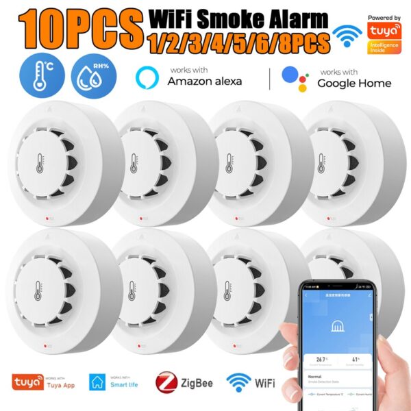 Tuya WiFi Smoke Alarm - Fire Protection - Image 2