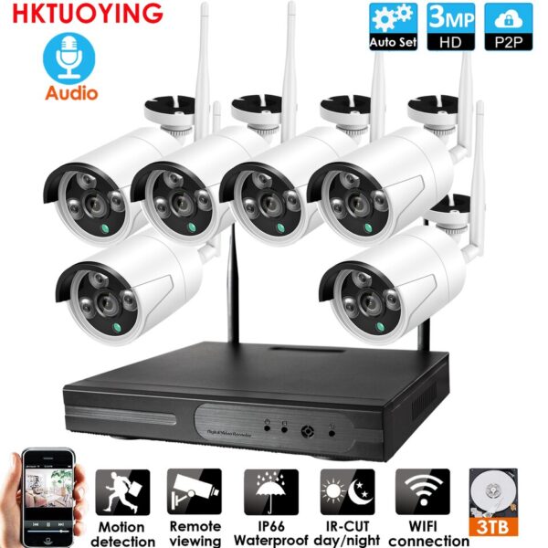 P2P Indoor Outdoor IR Night Vision Security