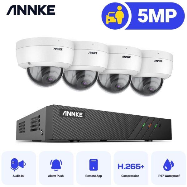 ANNKE 5MP FHD POE Network Security System