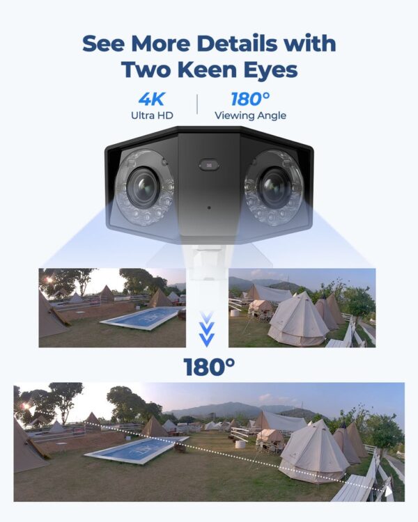4K Dual Lens Outdoor Security Camera - Image 3