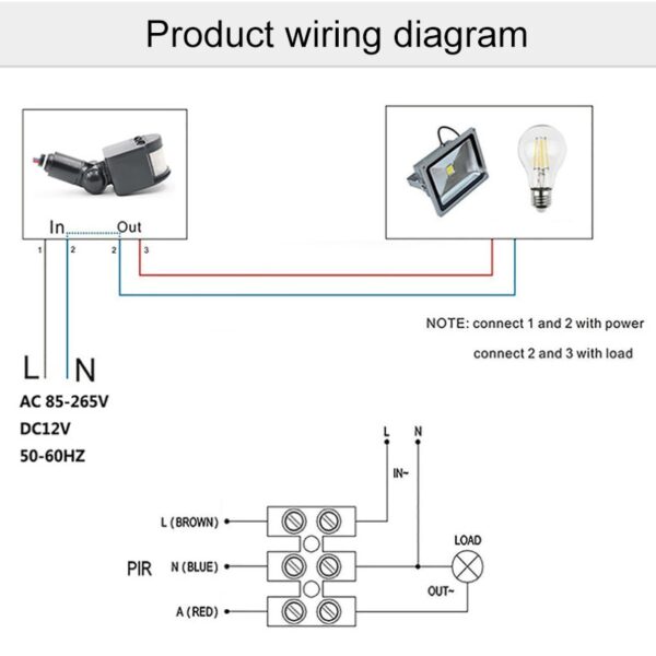 Adjustable PIR Motion Sensor - Image 9