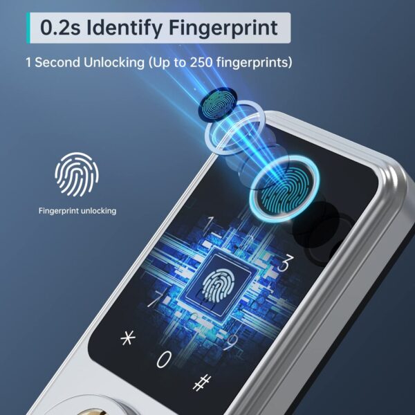 Deadbolt Biometric Electronic Lock - Image 7