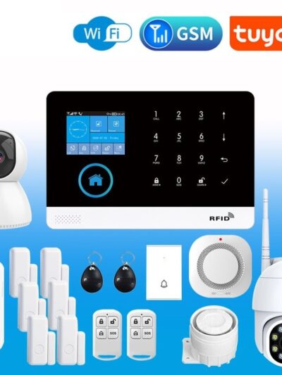 Alarm System with Motion Sensor Camera
