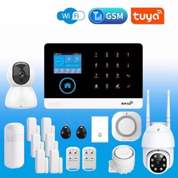 Alarm System with Motion Sensor Camera