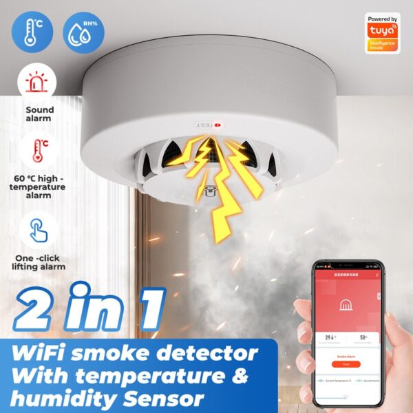 Tuya WiFi Smoke Alarm - Fire Protection - Image 5
