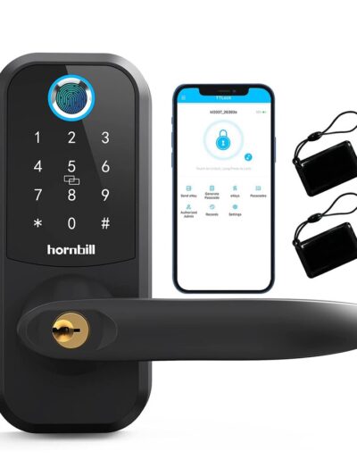 Biometric Electronic Deadbolt Handle Lock