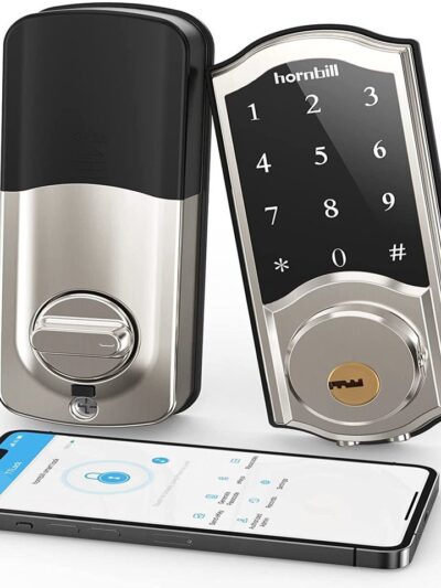 Smart Deadbolt,  Keyless Entry Door Lock for Front Door with Keypad, Bluetooth Smart Locks Work with Alexa, Auto Lock, Digital C