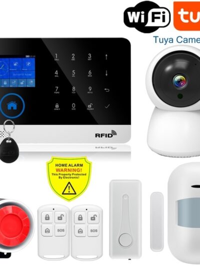 Auto Dial LCD GSM SMS Burglar Alarm