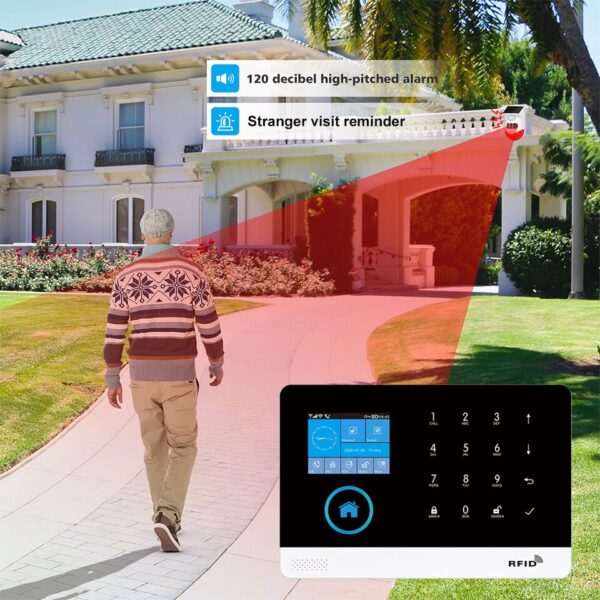Alarm System with Motion Sensor Camera - Image 9