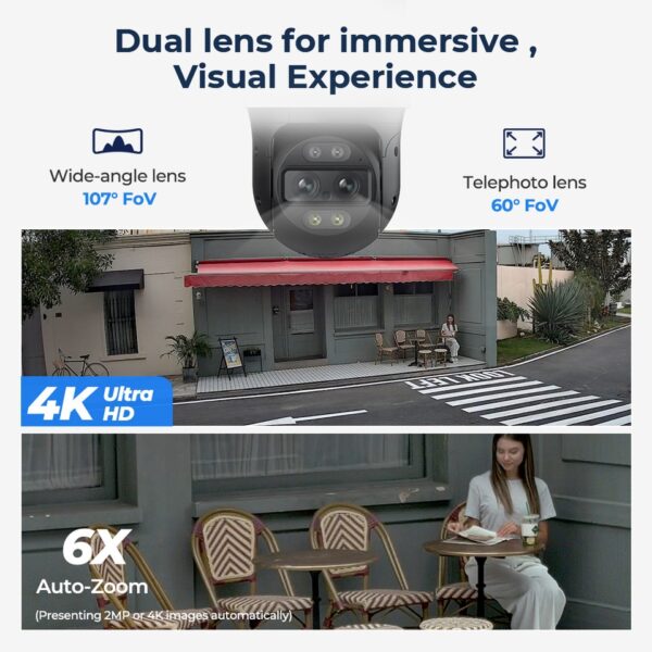Reolink Trackmix PoE 4K Security Camera - Image 2