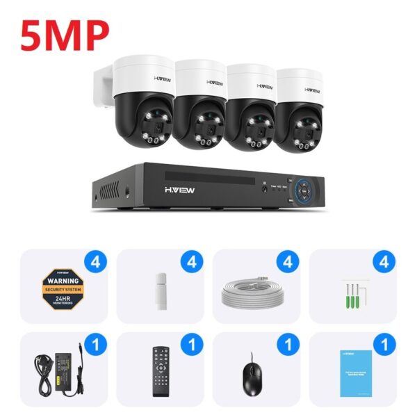 PTZ Cameras Home Video Surveillance Kit - Image 6