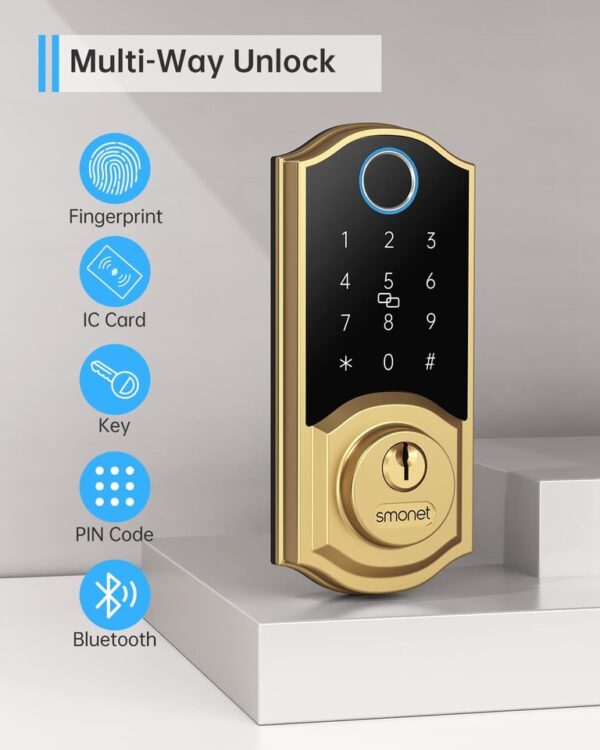 USB Chargeable Smart Lock for Home - Image 6