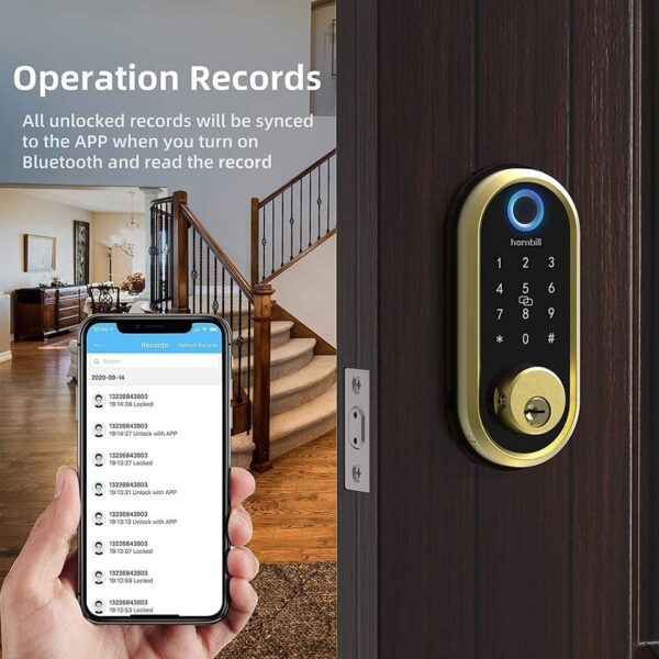 Keyless Entry Front Door Lock - Image 5