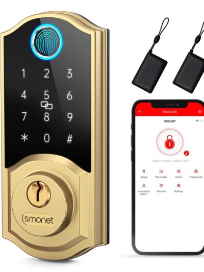 USB Chargeable Smart Lock for Home