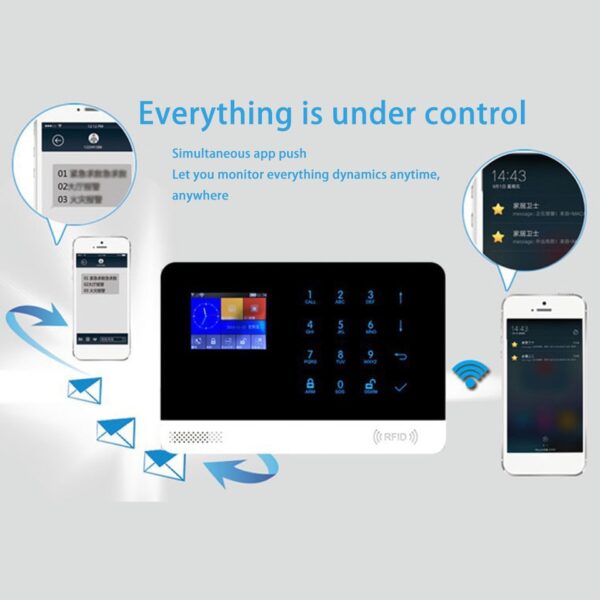 APP Control Siren RFID Alarm System - Image 3