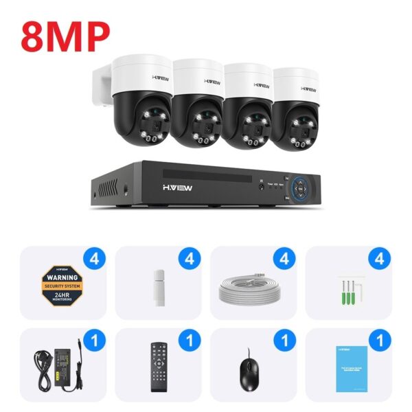 PTZ Cameras Home Video Surveillance Kit - Image 12
