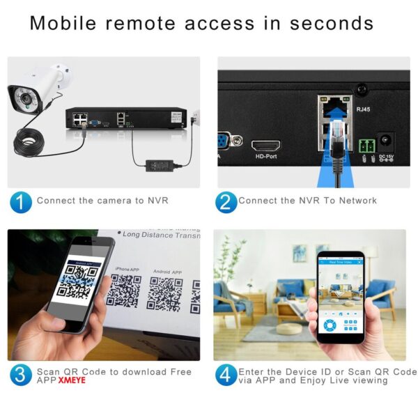 H.265 Surveillance Camera with Audio - Image 3