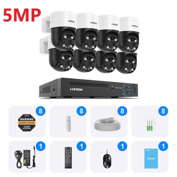 PTZ Cameras Home Video Surveillance Kit - Image 2