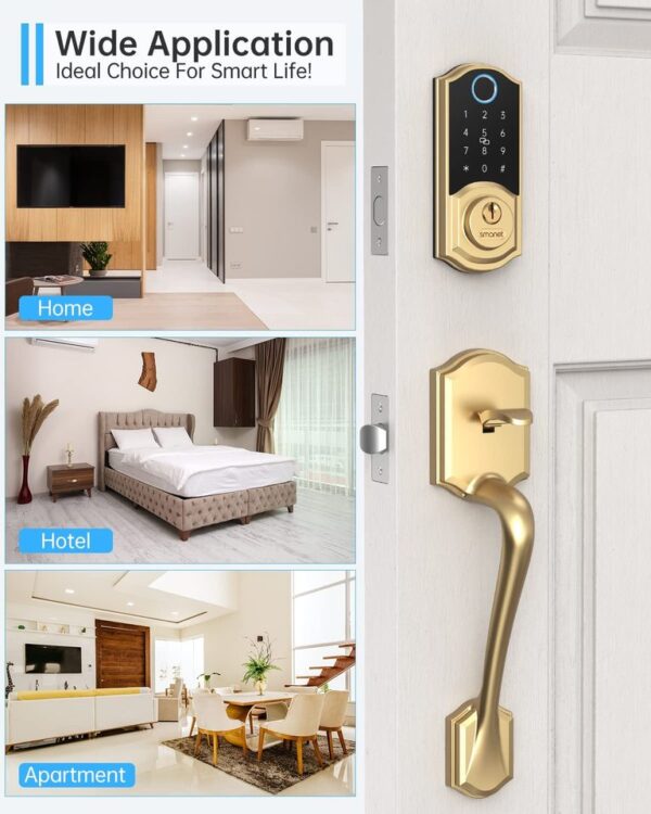 USB Chargeable Smart Lock for Home - Image 5
