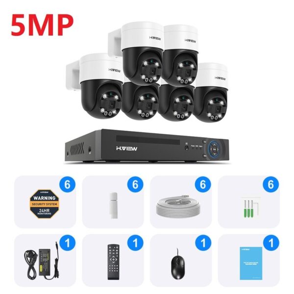 PTZ Cameras Home Video Surveillance Kit - Image 10