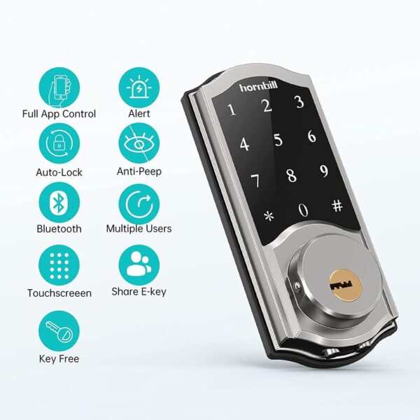 Keyless Entry Digital Lock with Bluetooth - Image 5