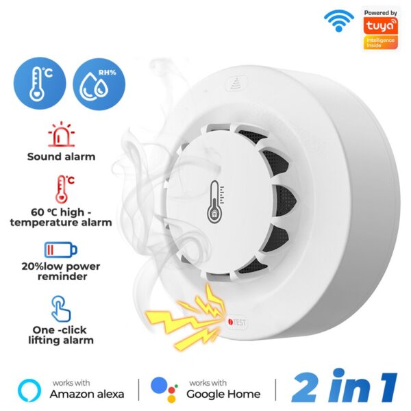 Tuya WiFi Smoke Alarm - Fire Protection - Image 3