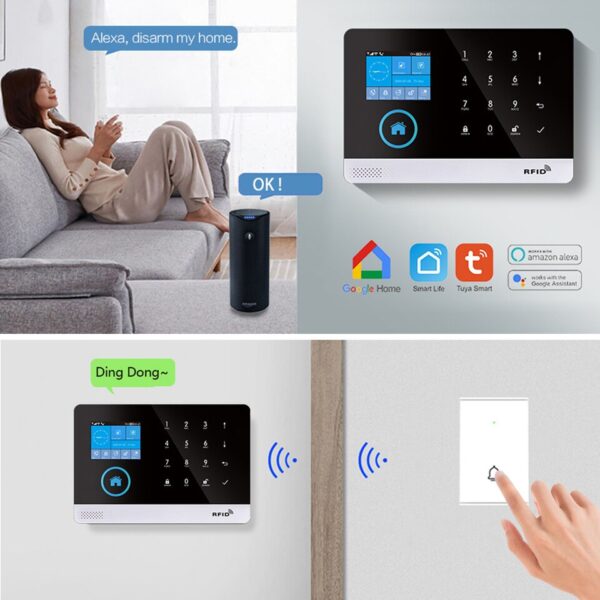 Alarm System with Motion Sensor Camera - Image 8