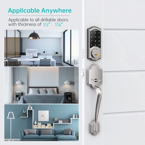 Keyless Entry Digital Lock with Bluetooth - Image 3